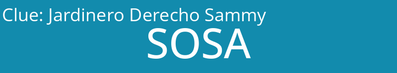 Jardinero Derecho Sammy
