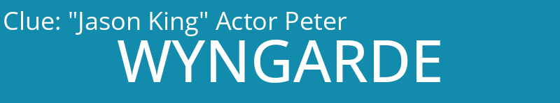 "Jason King" Actor Peter
