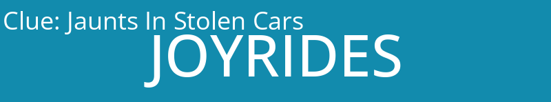 Jaunts In Stolen Cars