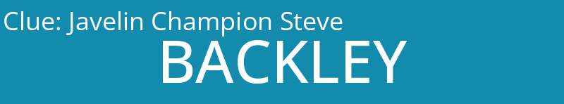 Javelin Champion Steve