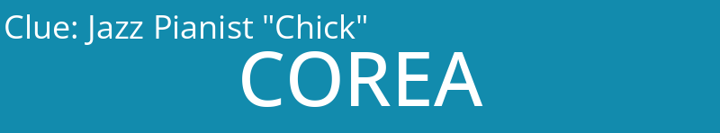Jazz Pianist "Chick"