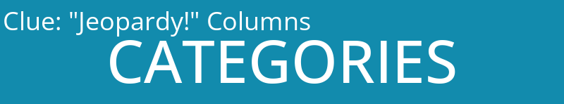 "Jeopardy!" Columns