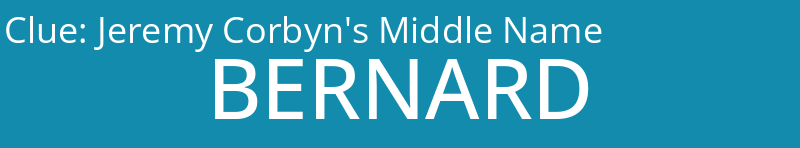Jeremy Corbyn's Middle Name