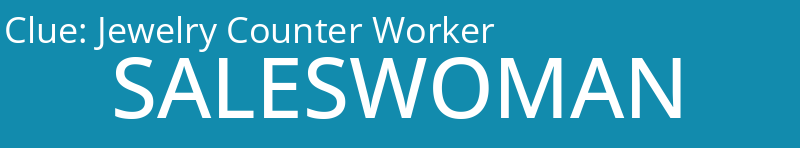 Jewelry Counter Worker