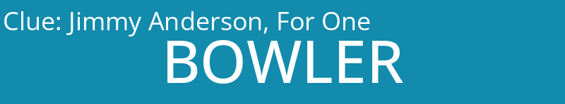 Jimmy Anderson, For One