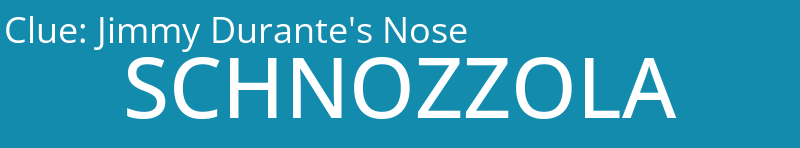 Jimmy Durante's Nose