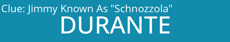 Jimmy Known As "Schnozzola"