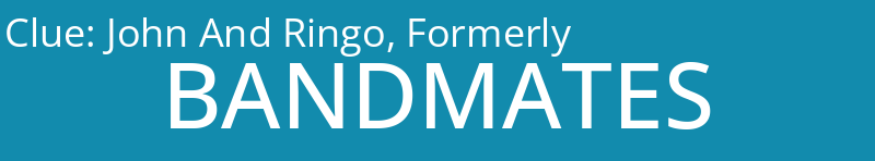 John And Ringo, Formerly