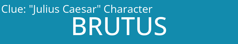 "Julius Caesar" Character