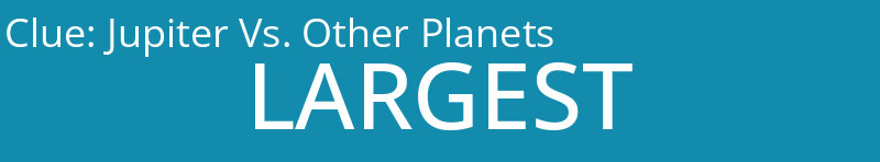 Jupiter Vs. Other Planets