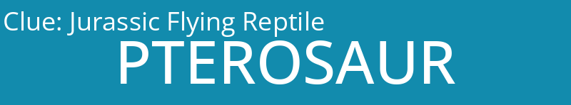 Jurassic Flying Reptile