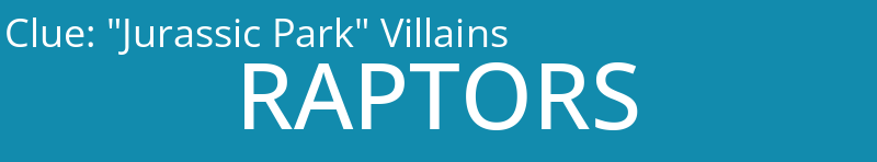 "Jurassic Park" Villains