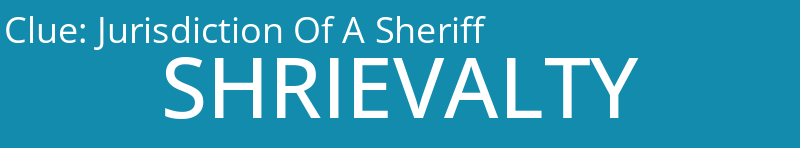 Jurisdiction Of A Sheriff