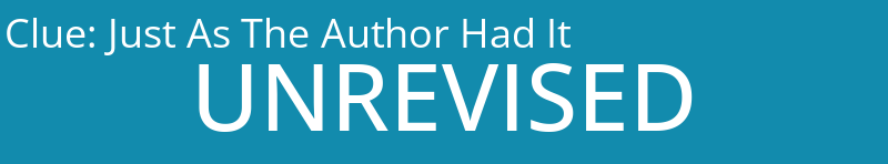 Just As The Author Had It