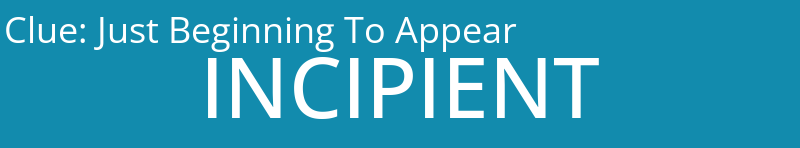 Just Beginning To Appear