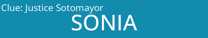 Justice Sotomayor