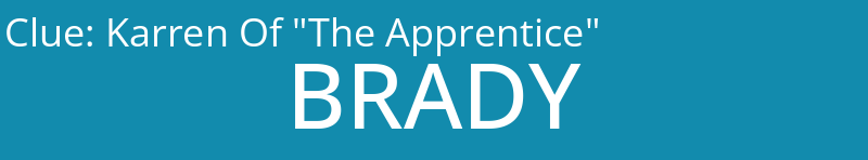 Karren Of "The Apprentice"