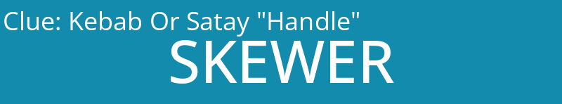 Kebab Or Satay "Handle"