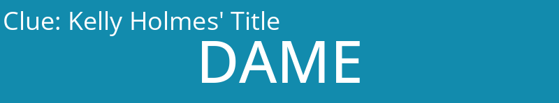Kelly Holmes' Title