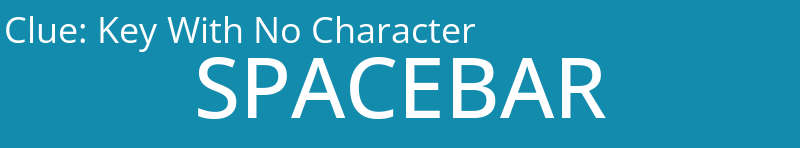Key With No Character