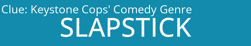 Keystone Cops' Comedy Genre