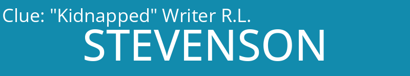 "Kidnapped" Writer R.L.
