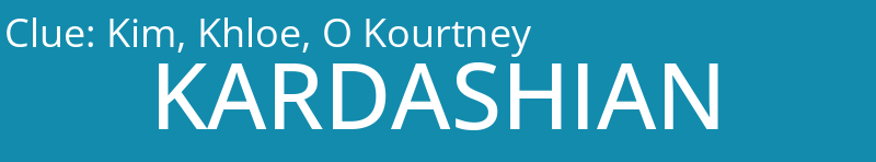Kim, Khloe, O Kourtney