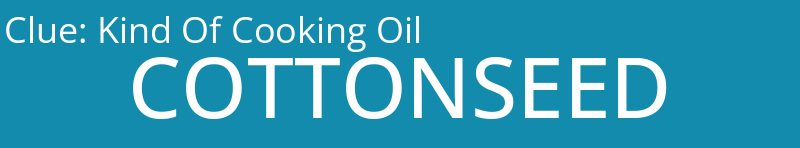Kind Of Cooking Oil