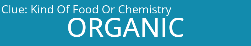 Kind Of Food Or Chemistry