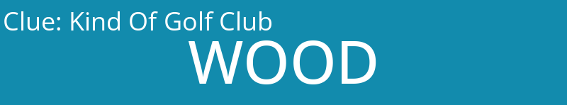 Kind Of Golf Club