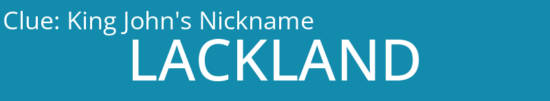 King John's Nickname