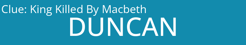 King Killed By Macbeth