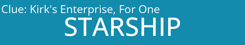 Kirk's Enterprise, For One