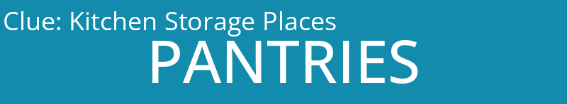 Kitchen Storage Places