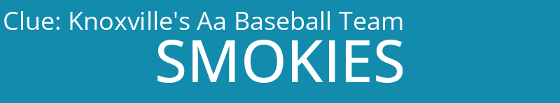 Knoxville's Aa Baseball Team