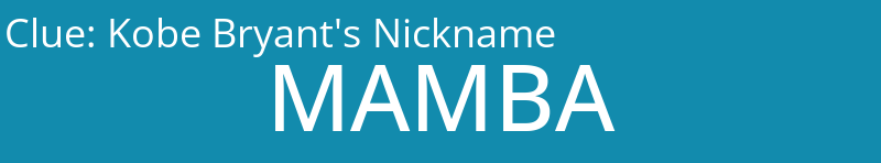 Kobe Bryant's Nickname