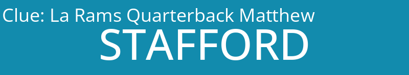 La Rams Quarterback Matthew