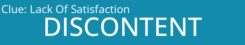 Lack Of Satisfaction