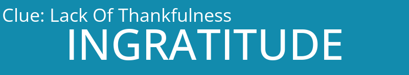 Lack Of Thankfulness