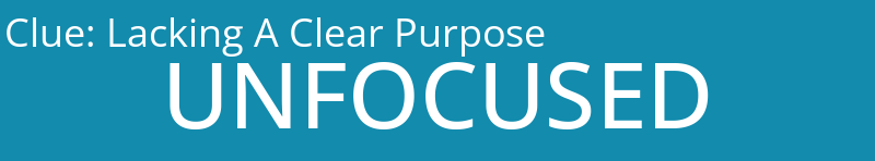 Lacking A Clear Purpose