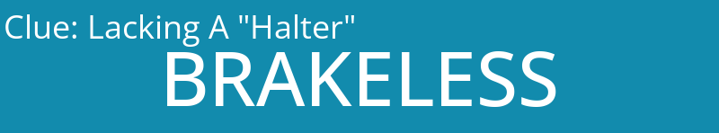 Lacking A "Halter"
