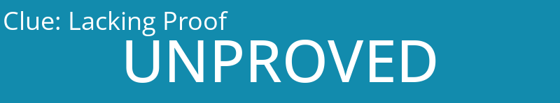 Lacking Proof