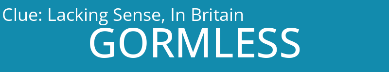 Lacking Sense, In Britain