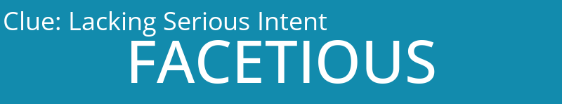 Lacking Serious Intent 
