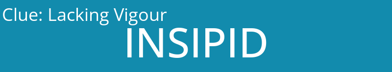 Lacking Vigour