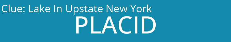 Lake In Upstate New York