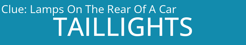 Lamps On The Rear Of A Car