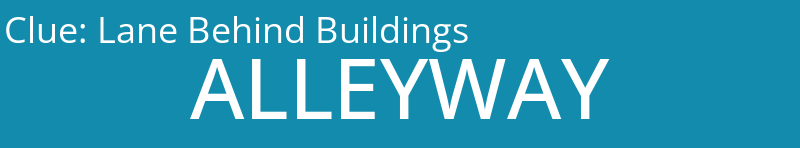 Lane Behind Buildings