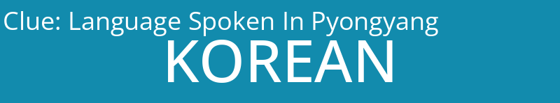 Language Spoken In Pyongyang