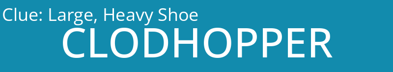 Large, Heavy Shoe